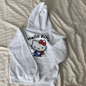 Hello Kitty White and Red Kids Hoodie